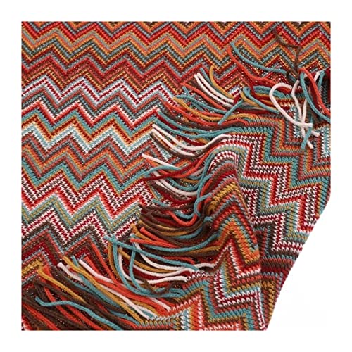 Couverture décorative ARMERI rouge pour masquer un canapé