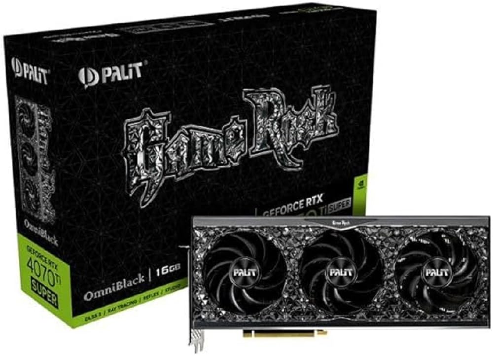 Palit Geforce Rtx 4070 Ti Super Gamerock Omniblack 16gb Gddr6x 