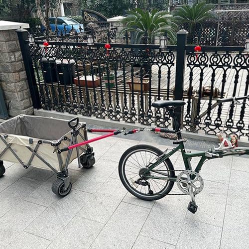 Universeller Fahrradanhängerkupplungsanschluss – robuste 50 kg Kapazität für Camping, Ladung und Kindertransport – kompatibel mit Rollern und Elektrofahrrädern