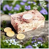La Sablésienne, Dreaming in the Woods (Songe dans un Sous-bois), Assortment of 3 Pure French Butter Shortbread Cookies in Collectible Tin, 10.5 Oz, Imported