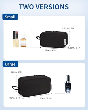 Narwey Makeup Bag With Large Makeup Bag