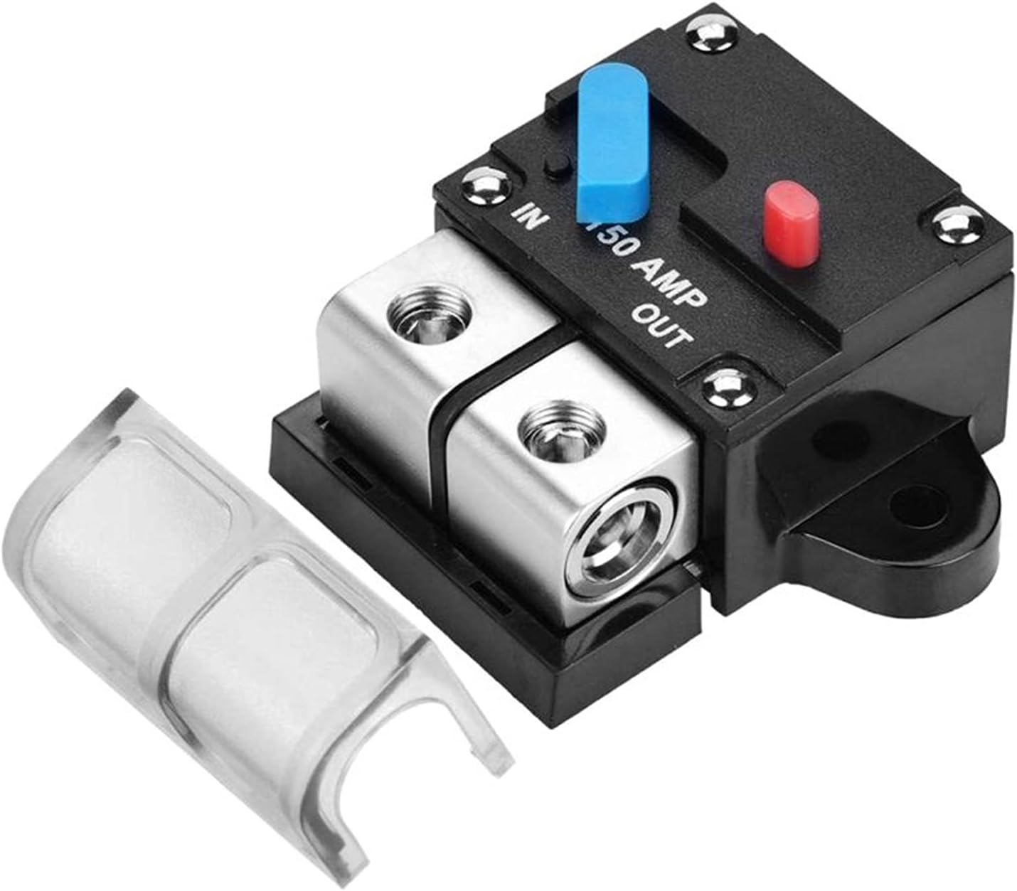 80A 100A 150A 250A 300A Circuit Breaker Automatic Reset Fuse Holder Power Fuse Automatic Switch for Car Audio(200A)
