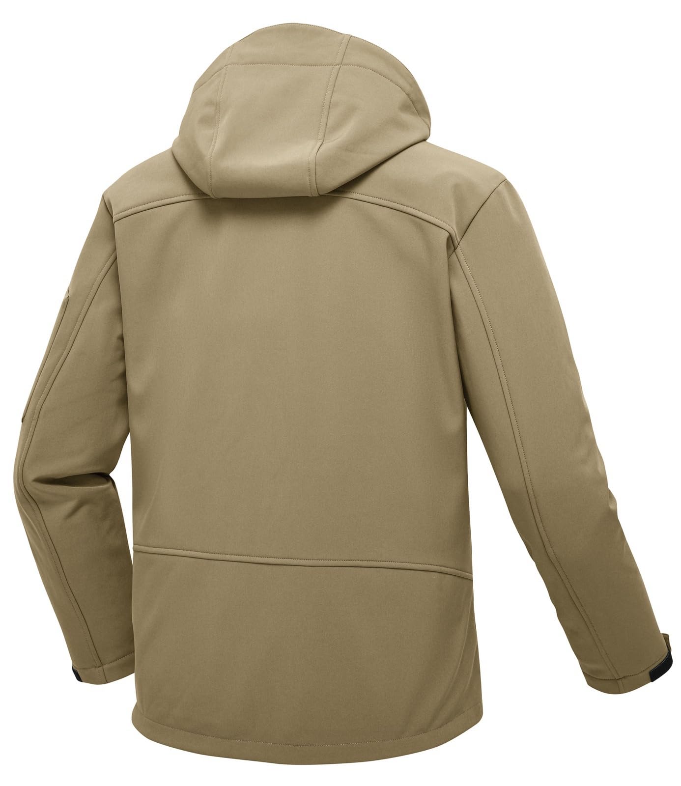 Rdruko Chaqueta softshell para hombre, impermeable, forrada de invierno, chaqueta funcional con forro polar, chaqueta para exteriores, cortavientos, para senderismo, bicicleta, camping