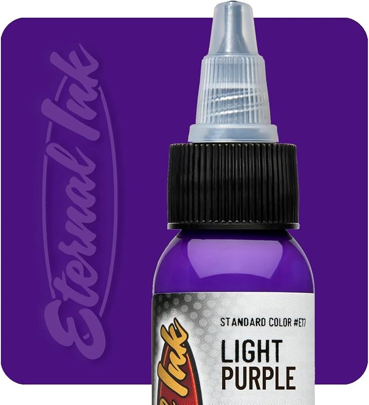 Tinta para tatuagem Eternal Ink Light Purple, 30 mL