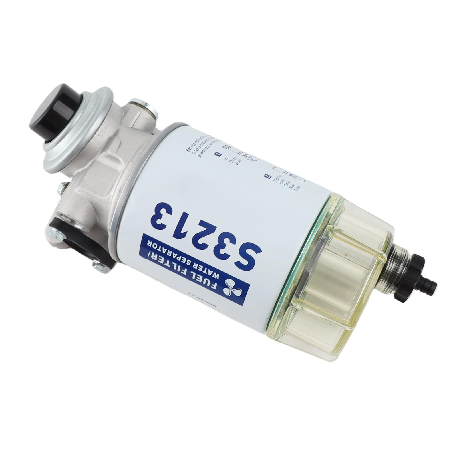 Yctze filtre à carburant séparateur d'eau Kit complet filtre à carburant marin séparateur d'eau Kit complet filtre remplace les pièces de moteur hors-bord de bateau S3227