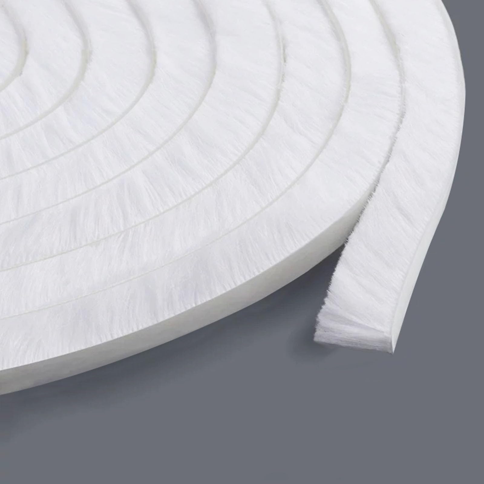 Photo 1 of 0.9Inch Brush Weather Stripping,33Feet,Card-Slot Seal Strip Pile Weatherstrip Door Sweep Brush for Door Window