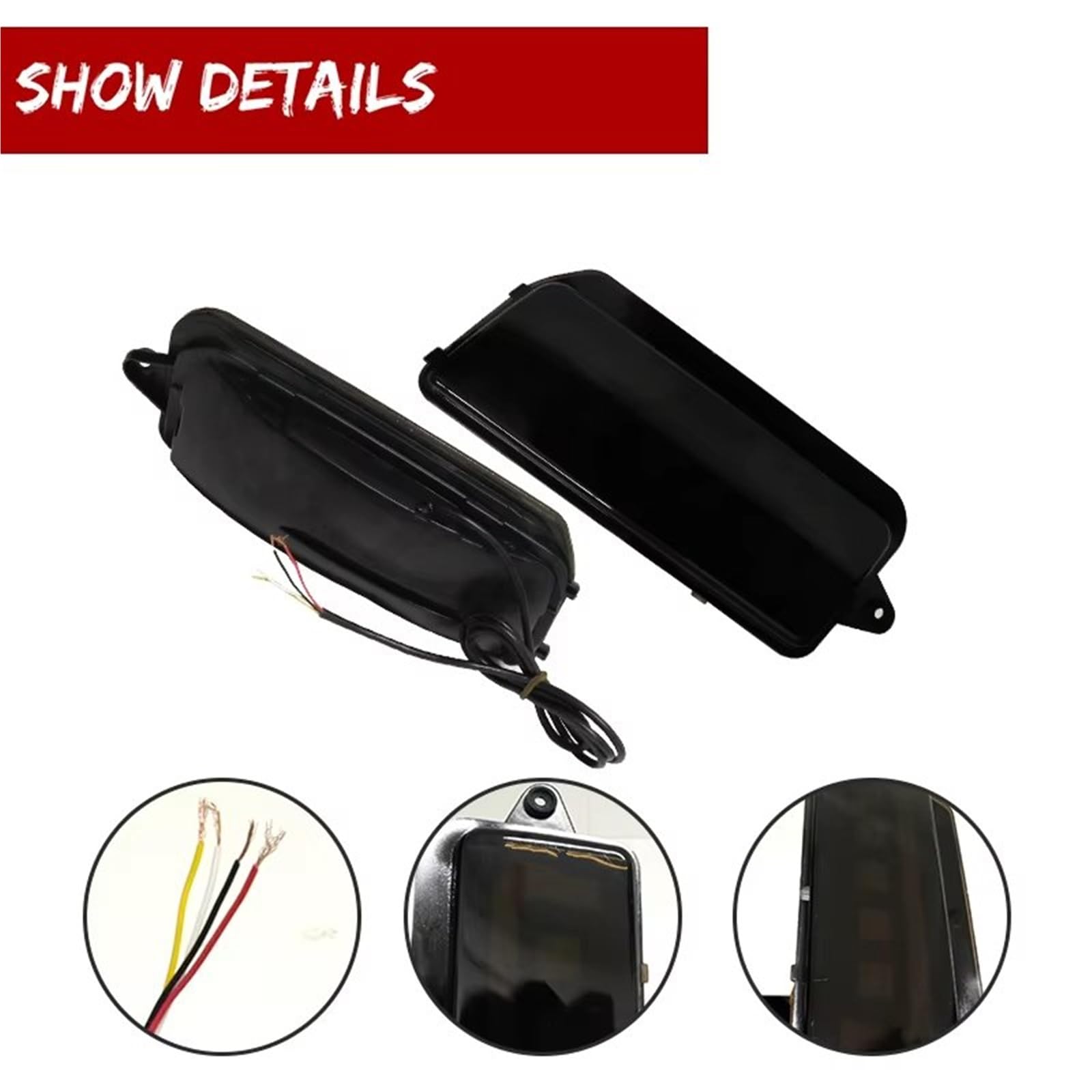 Indicatori di Direzione Per Jeep Per Grand Per Cherokee 2005-2010 LED Posteriore Riflettore Coda Luci Freno Fendinebbia Posteriori Indicatori Direzione Indicatore Laterale(Smoked Lens)