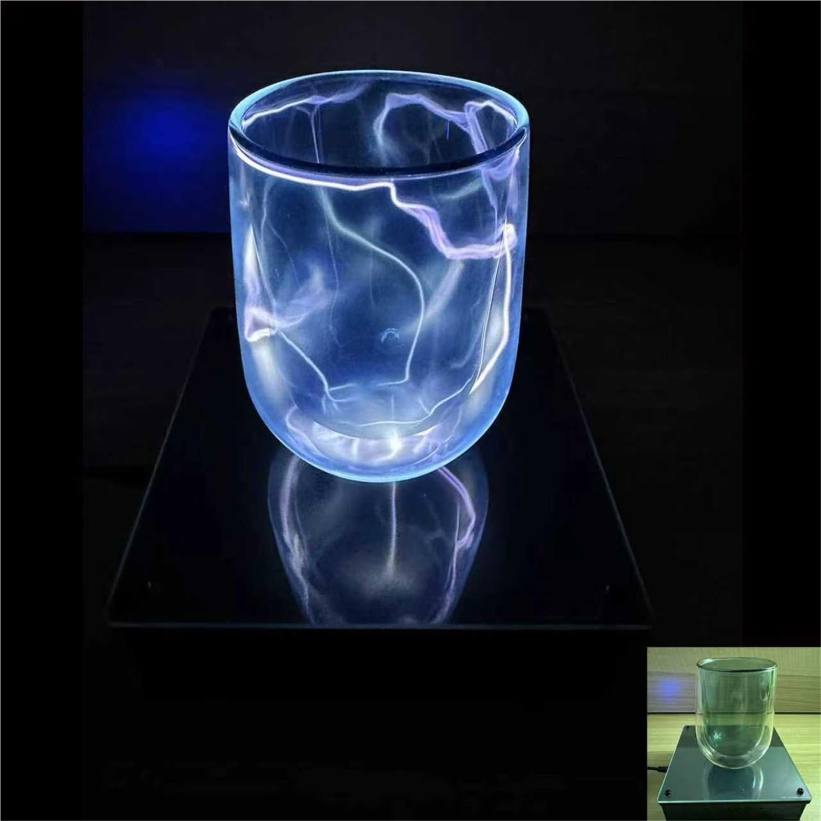 Lampada elettrica a forma di coppetta al plasma, fai da te, decorazione per feste, attività all'aperto, idea regalo scientifica