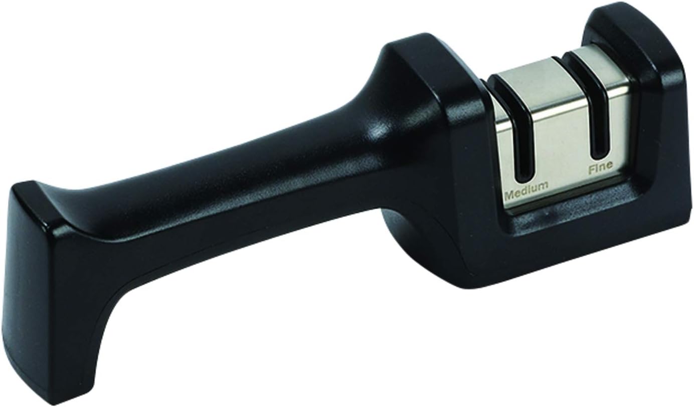 Pearl Metal CC-1515 Knife Sharpener, Diamond Grip Sharpener, With Brim, Fine Care
