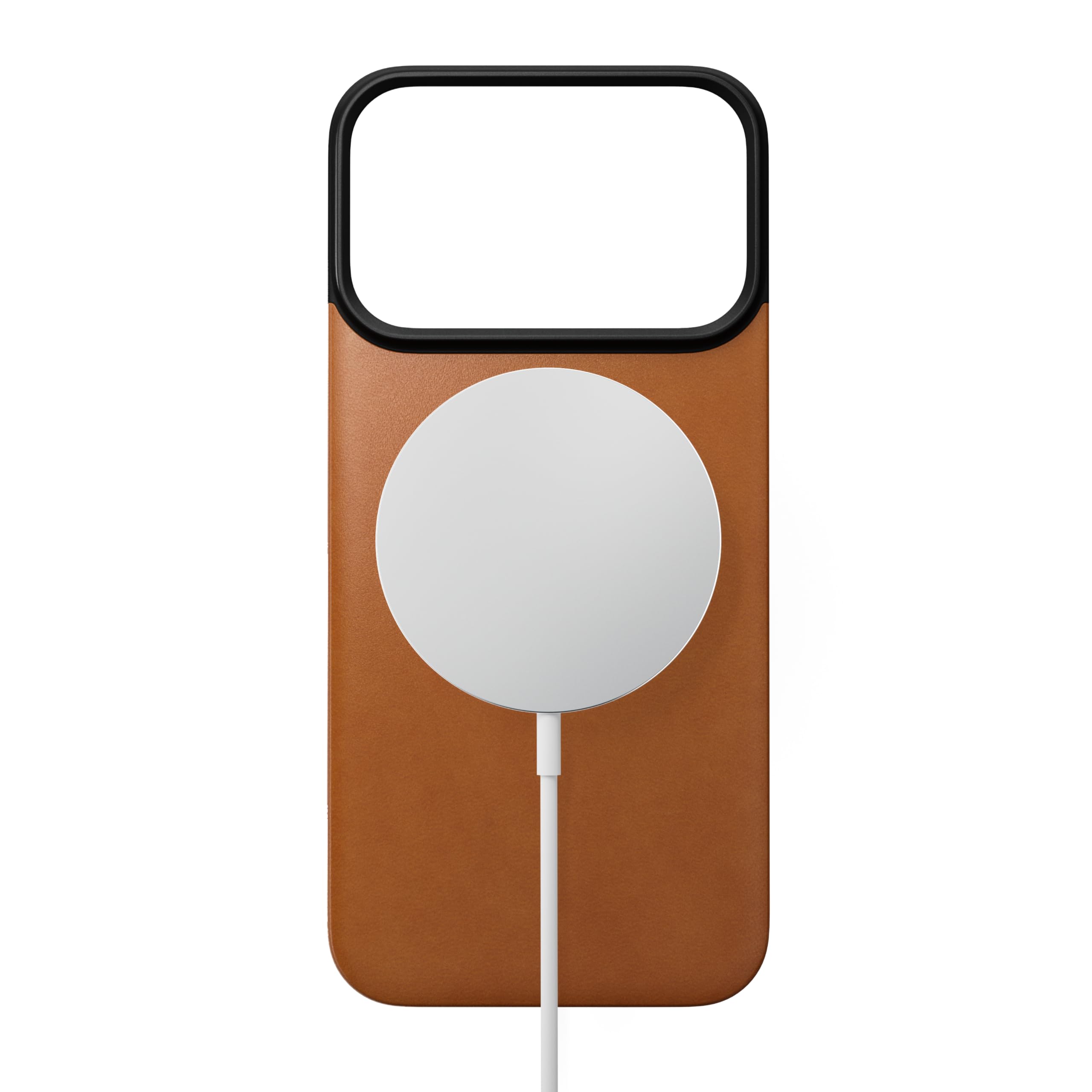 NOMAD Horween Arrière Magnétique Cuir pour iPhone 18 Pro Selle