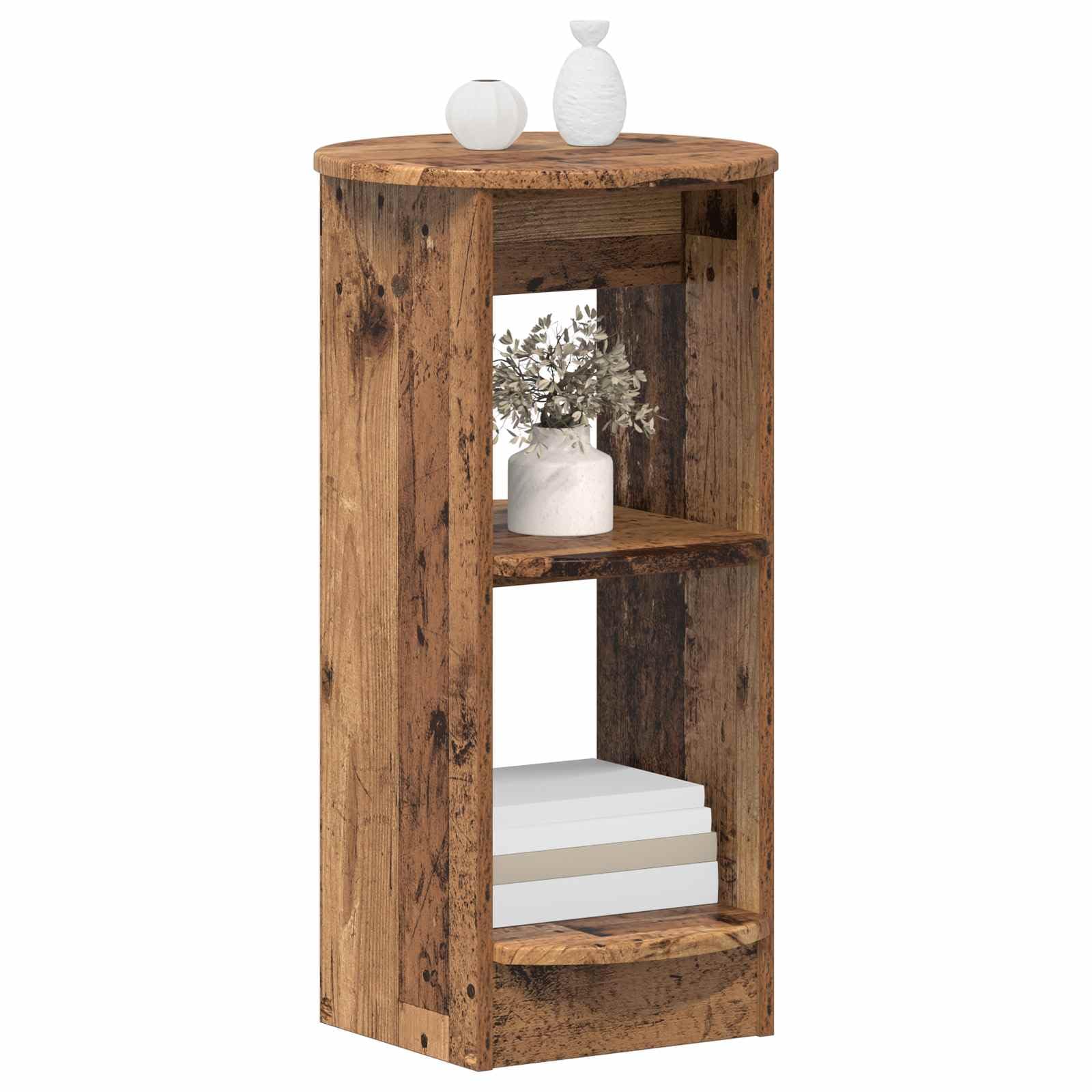 vidaXL Meuble d'appoint Bois Ancien 40 x 40 x 75 cm Bois d’ingénierie