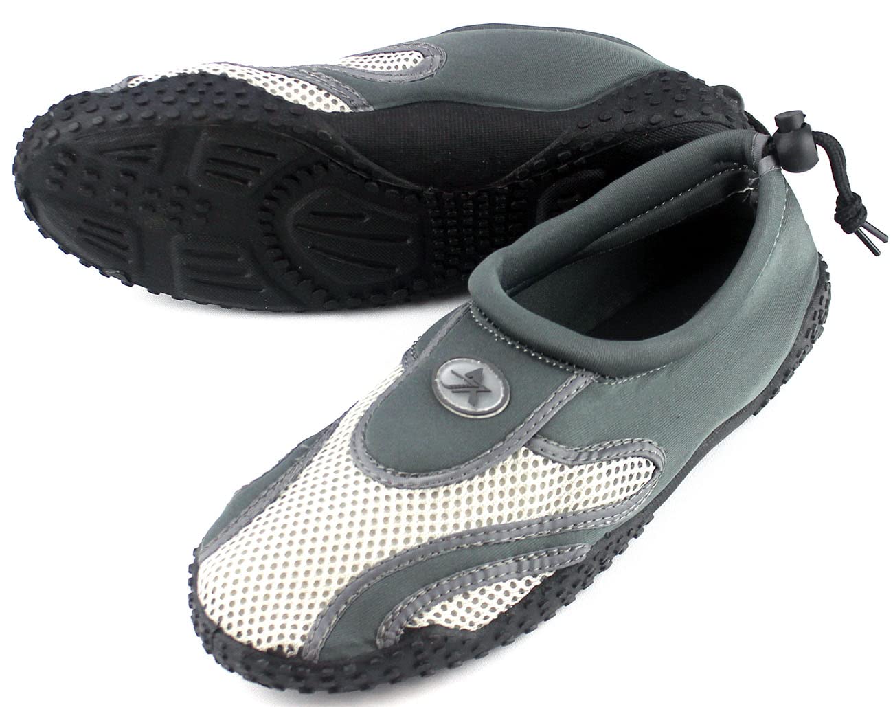 MASMAS Zapatos de Agua, Zapatillas para Buceo Snorkel Surf Piscina Playa Vela Mar Río Aqua Cycling Deportes Acuáticos, Calzado de Natación Escarpines para Hombre Mujer Unisex