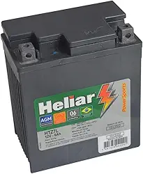 Bateria Moto Heliar Htz7 Twister/tornado/falcon/cb300/fazer