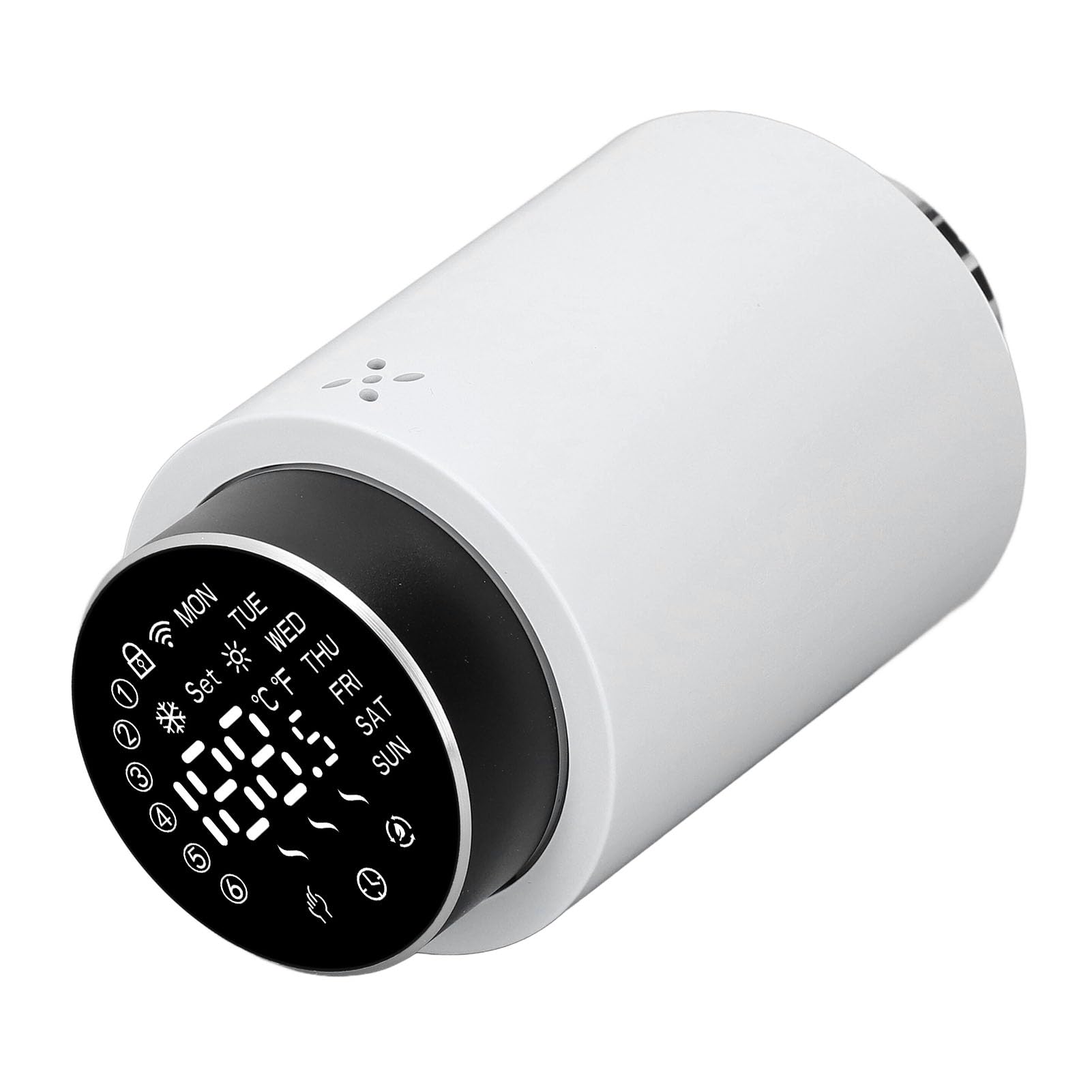 EMUKOEP Valvola Termostatica per Radiatore Valvola TRV Programmabile, Smart Home Risparmio Energetico con Blocco Bambini Termostato per Radiatore per Riscaldamento Rapido per e App Smart Life