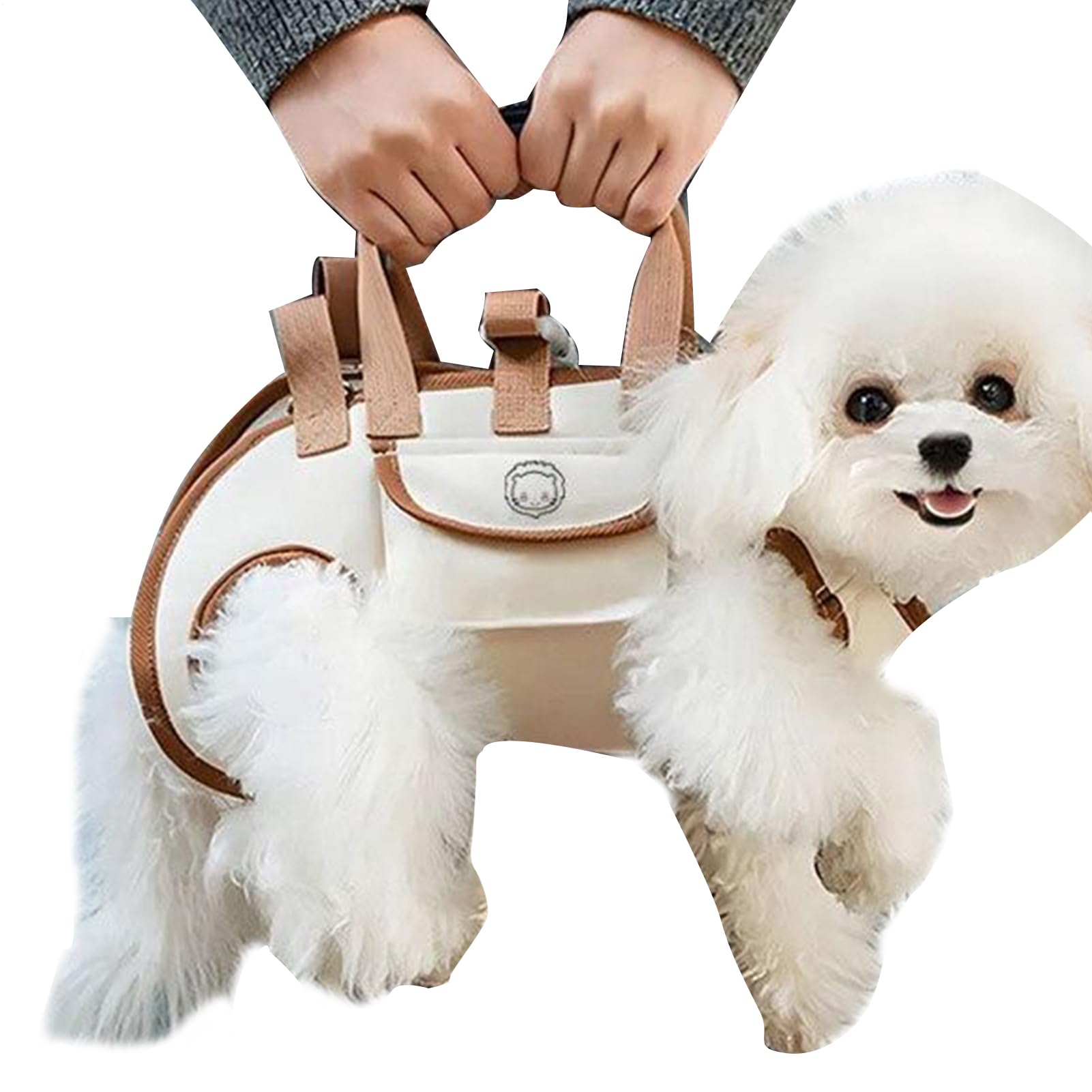 Pet Sling Carrier for Small Dogs | Pet Carrier Sling with Pocket,Adjustable Quick-Release Bag Breathable Backpack Tote for Cat Travel Hiking Bike Airplane