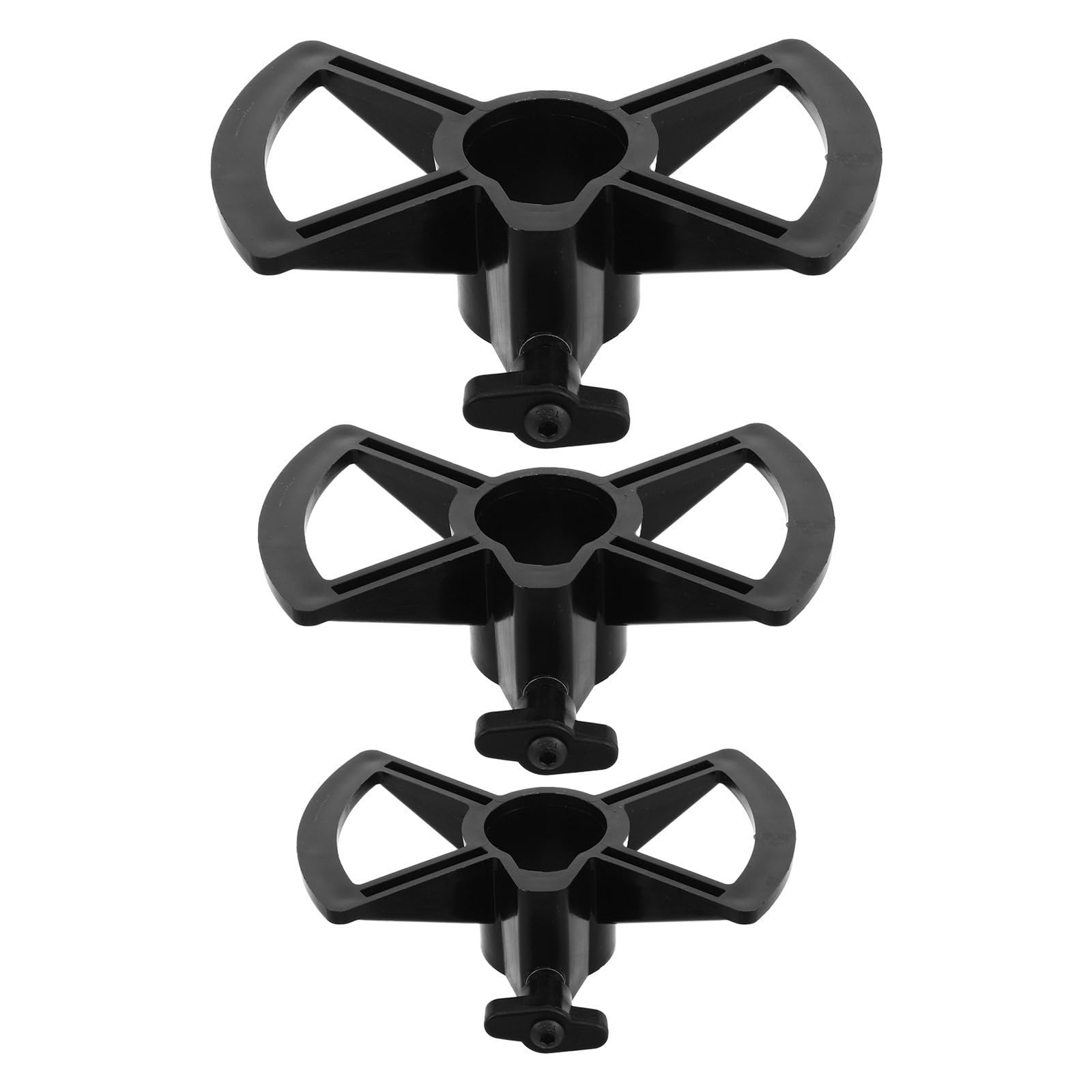 SOIMISS Trípode Plegable para Djembé Soporte de Suspensión Antivibración, Soporte Portátil para Tambores Africanos en Estudio y Escenarios de Práctica, Set de 3 Unidades