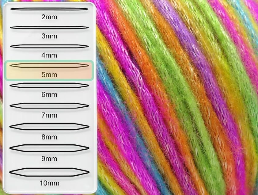 Image of Picasso Yarn 3 Pack - Shiny Multicolor Crochet & Knitting Yarn, 44% Acrylic 56% Polyester, 1.76 oz 125 yds per Skein, Soft Craft Yarn for Knitting, Crochet & DIY, Rainbow 3