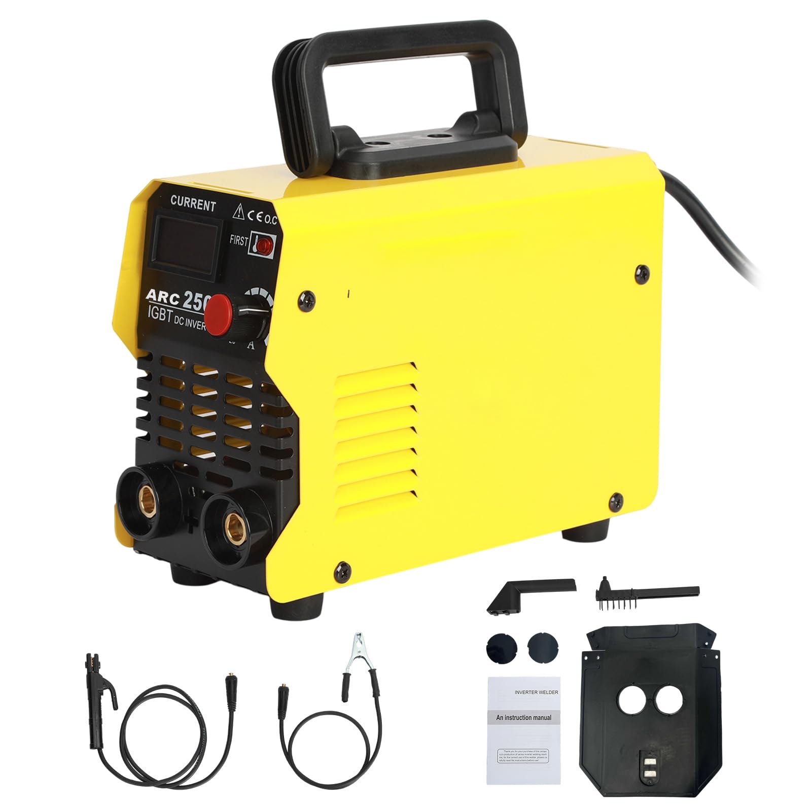 Poste à Souder 220V, poste a souder tig, portable poste a souder arc 250, poste a souder laser avec affichage numérique LCD, Hot-Start & Anti-Stick, pour Soudage Acier au Carbone Fer Acier Inox