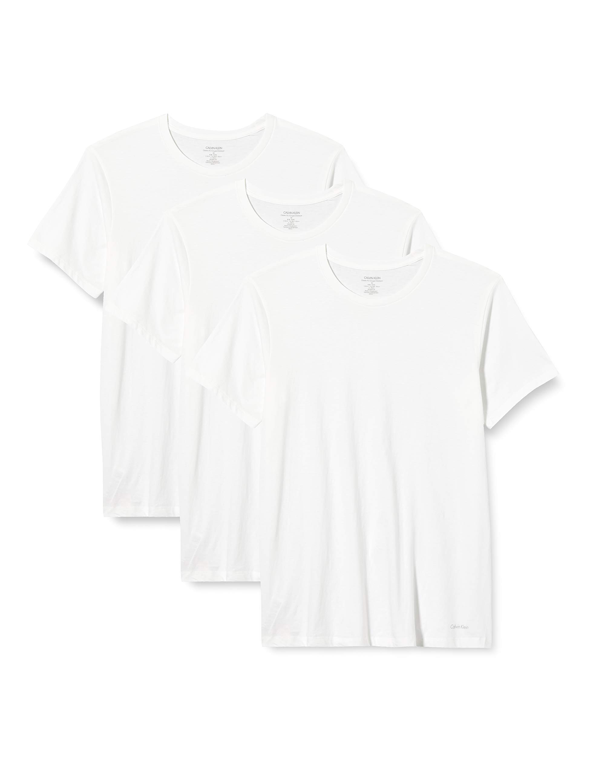 Calvin Klein Jeans Camisetas de Manga Corta (Pack de 3) para Hombre