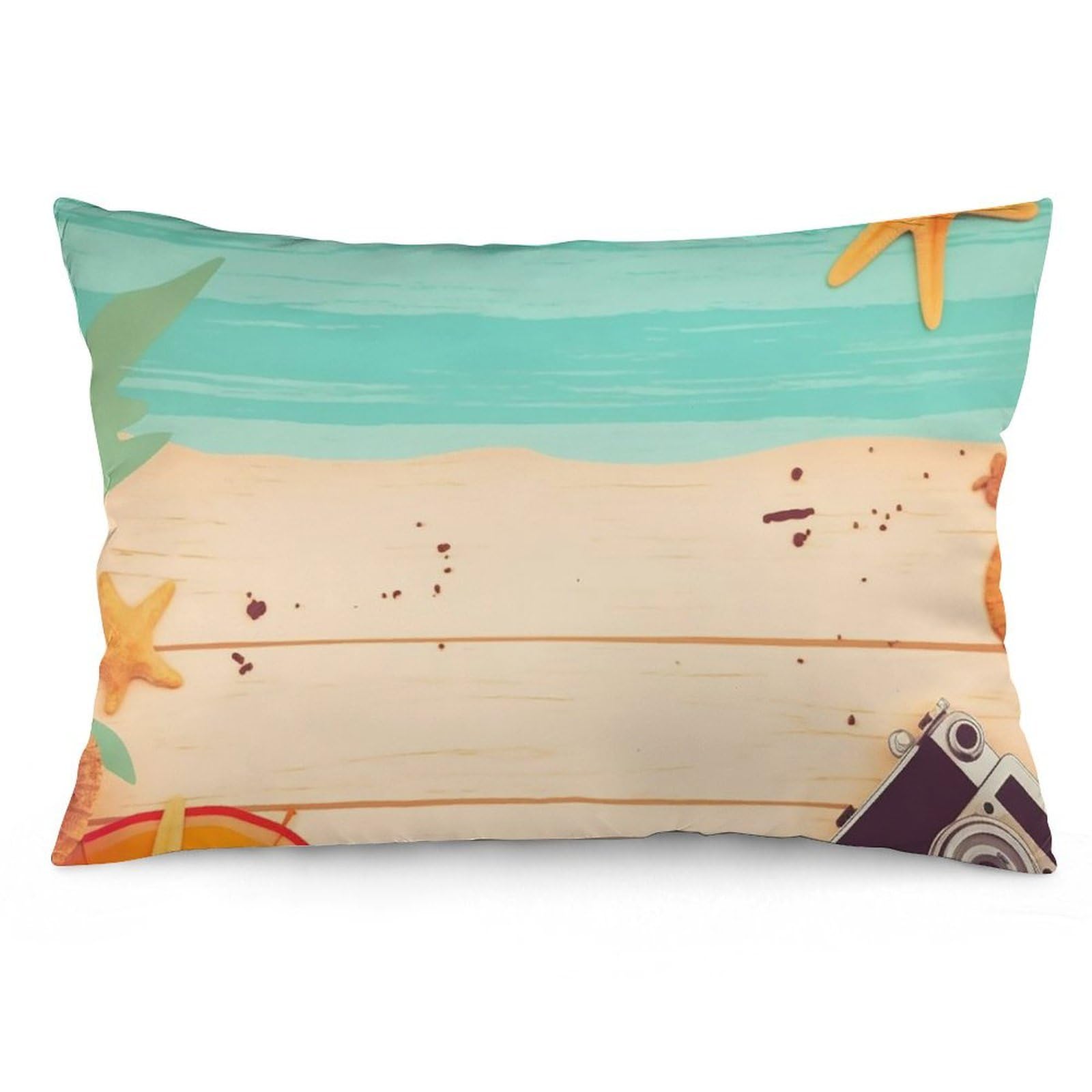 NTVOWPZO 2 Pack Decoration Throw Pillow Covers 12 "x20 Pillowcases Covers Summer Background Pillowcases Modern Farmhouse Home Decor Sofa Cushions Covers for Couch Bed Living Room