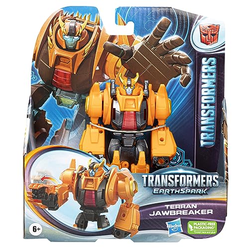 Transformers Toys EarthSpark Warrior Class Terran Jawbreaker, 12.5-cm Action Figure, Robot Toys for Children Aged 6 and Up - Image 2