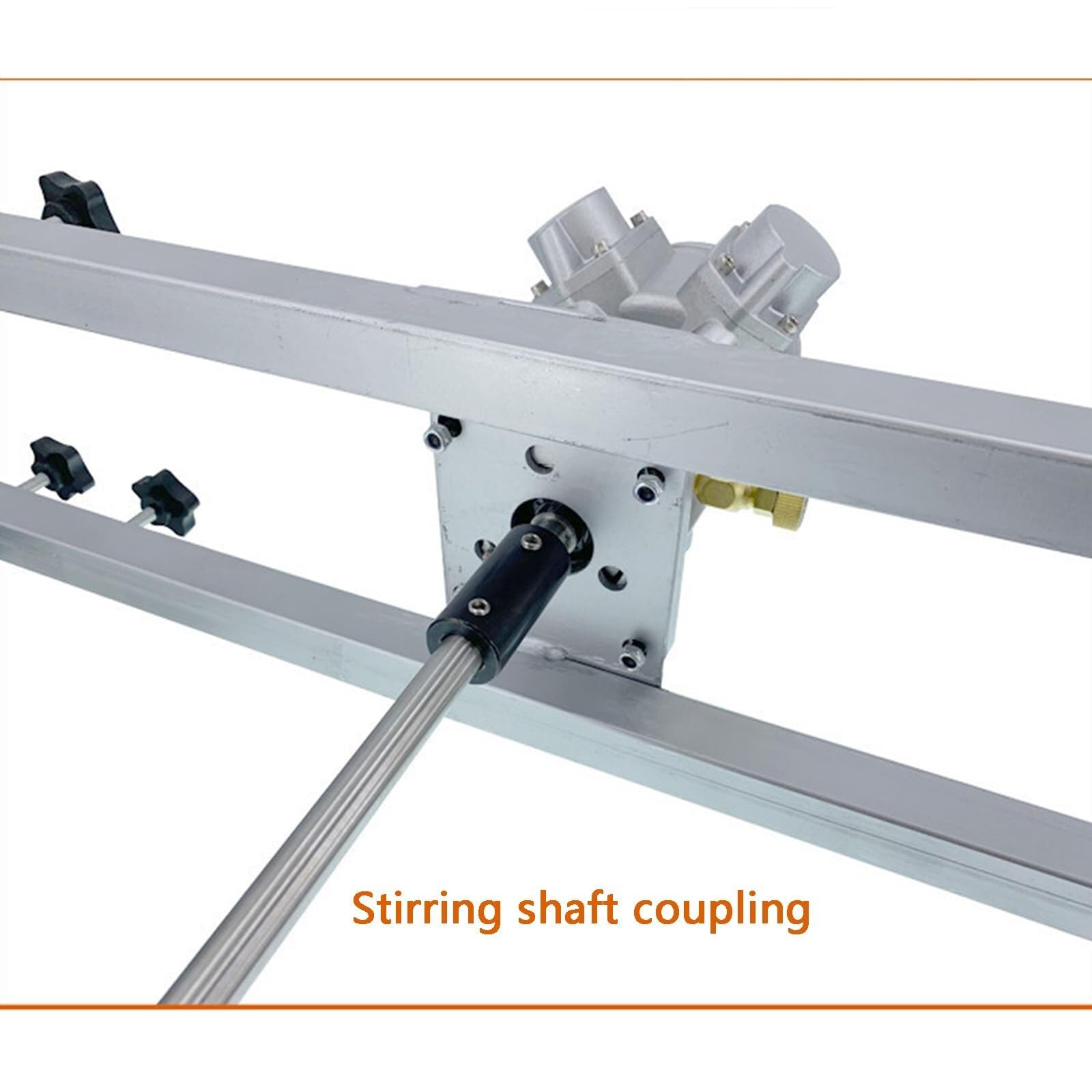 Máquina neumática de agitación de pintura, agitador de aire de 3/4 HP para tanques de 250 galones, mezclador con colgador de soporte, hélice plegable, ajuste de velocidad