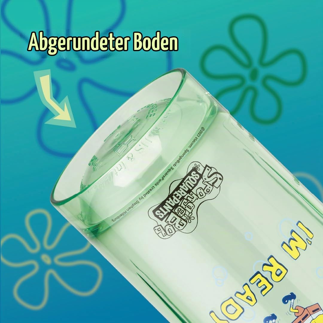 BlenderBottle SpongeBob ProSeries Tritan-Shaker-Flasche, 800 ml, Blau