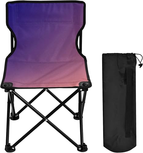 Miniatura 16 de Sillas de camping plegables al aire libre del arco iris para adultos silla de camping portátil silla de césped ligera Arco iris,Negro-Gris,Azul