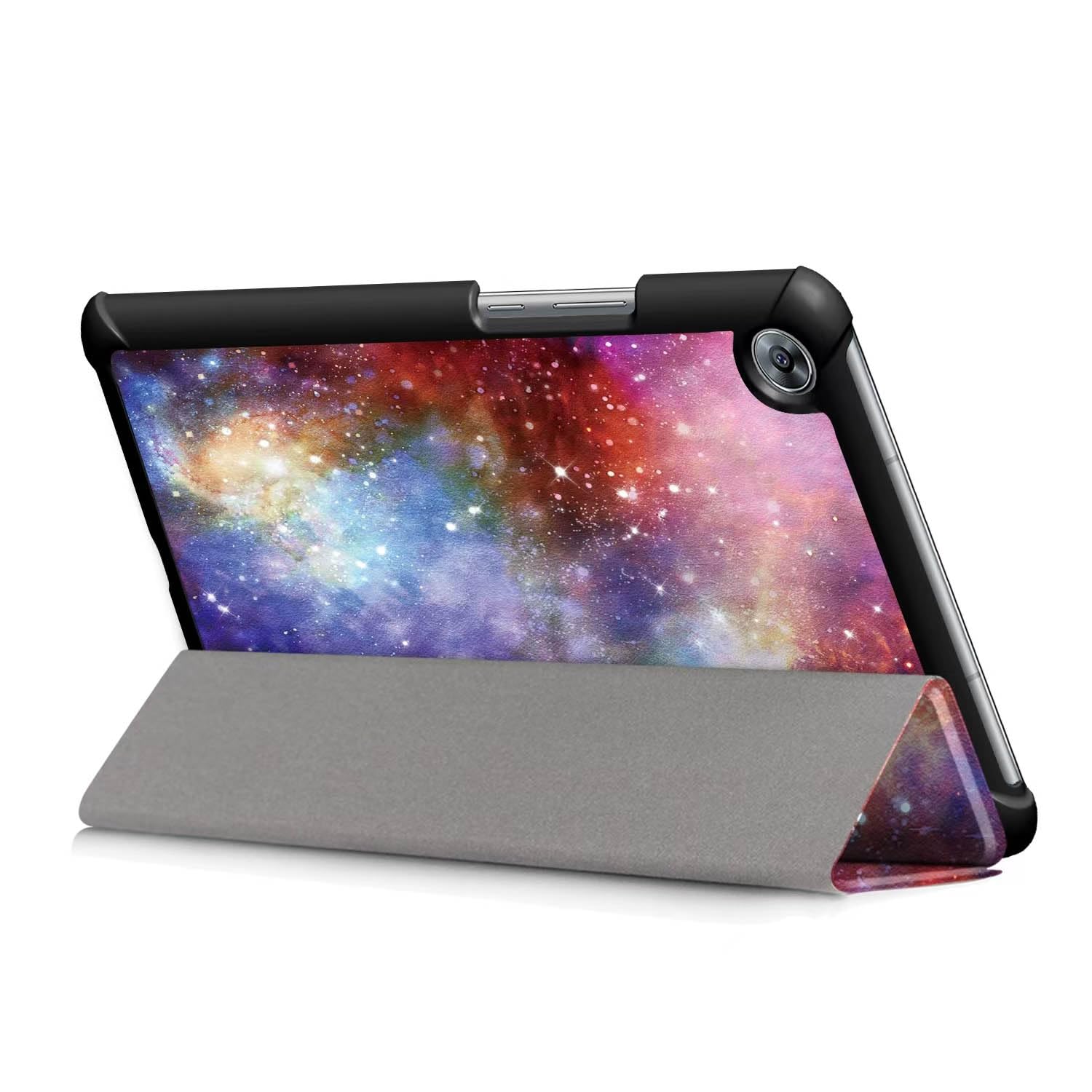 DayQiQiPu Case For Huawei MediaPad M5 8.4 Inch SHT-AL09/SHT-W09 PU Leather Flowers Blossom Seriess Pattern Ultra-Thin Tablet Flip Case Protective