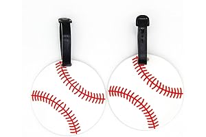 Chic Baseball Luggage Tag for Effortless Suitcase Identification