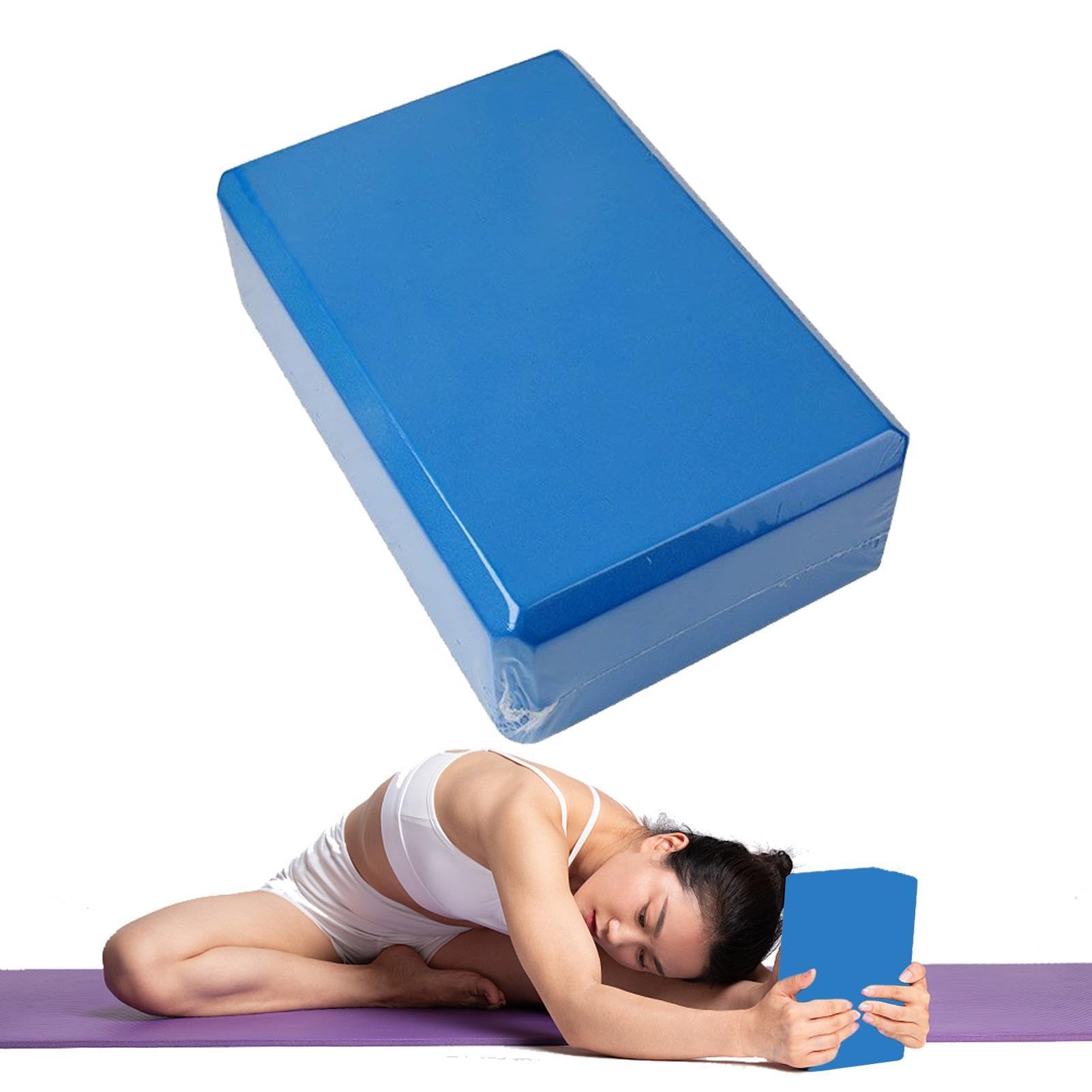 2 Pezzi Blocchi Yoga in Schiuma EVA ad Alta Densità, M-attone Leggero Antiscivolo per Pilates, Esercizi, Meditazione, Stretching - Supporta e Rafforza le Pose