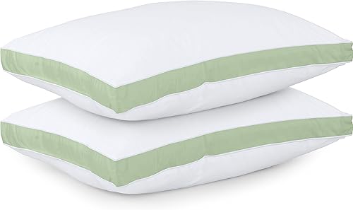 Miniatura 2 de Utopia Bedding Almohadas de cama para dormir tamaño King (salvia), juego de 2, calidad de hotel refrescante, almohada reforzada para dormir de