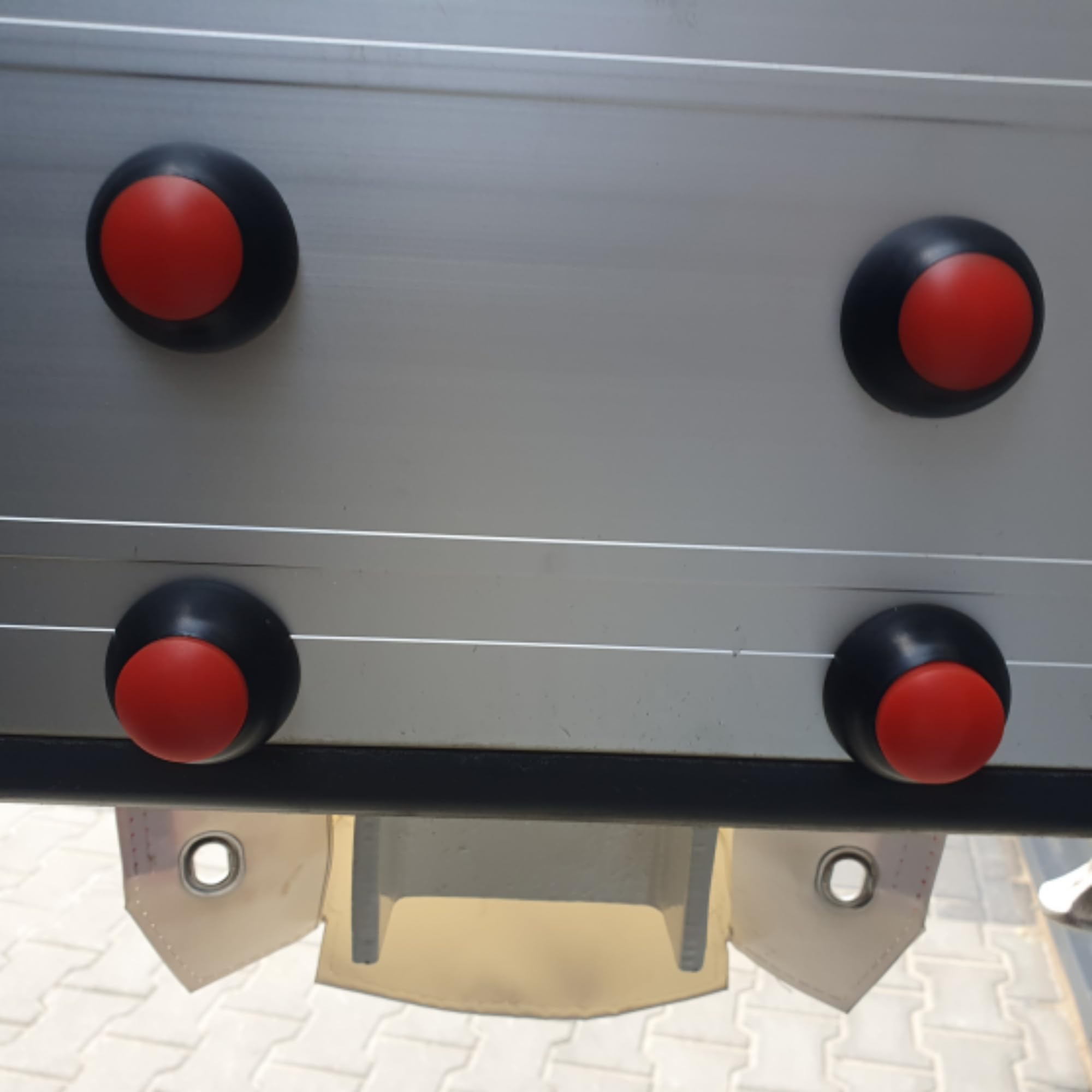 PVS, Zabezp. BDL SCHMITZ, Kłódka ABLOY PL358, Do naczep/chłodni, Czerwona