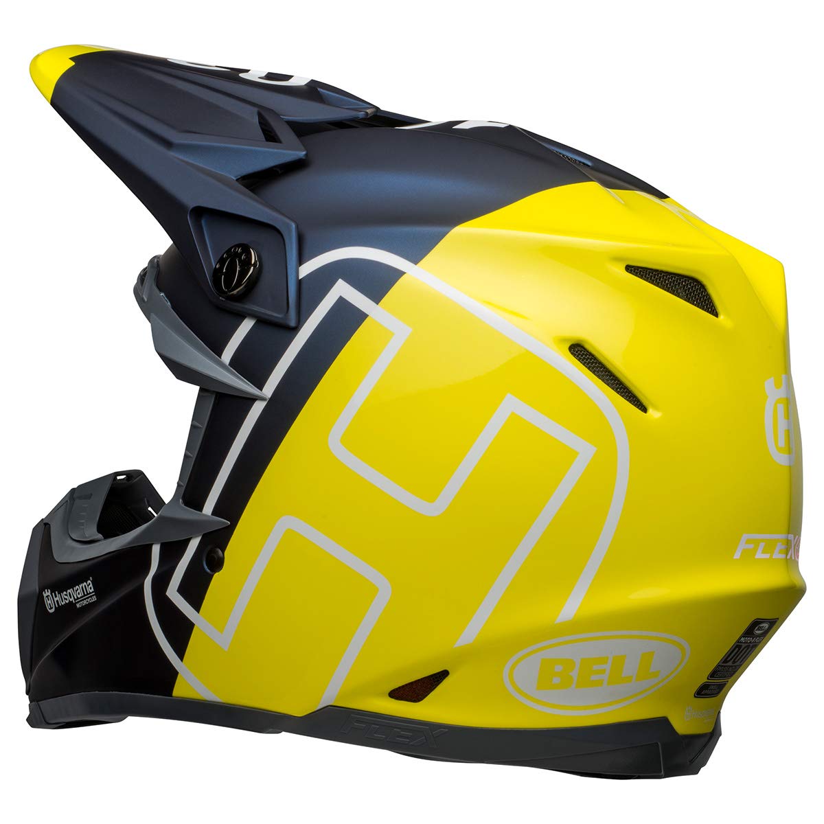 Amazon.com: BELL Moto-9 Flex Dirt Helmet (Husqvarna Gotland Matte 