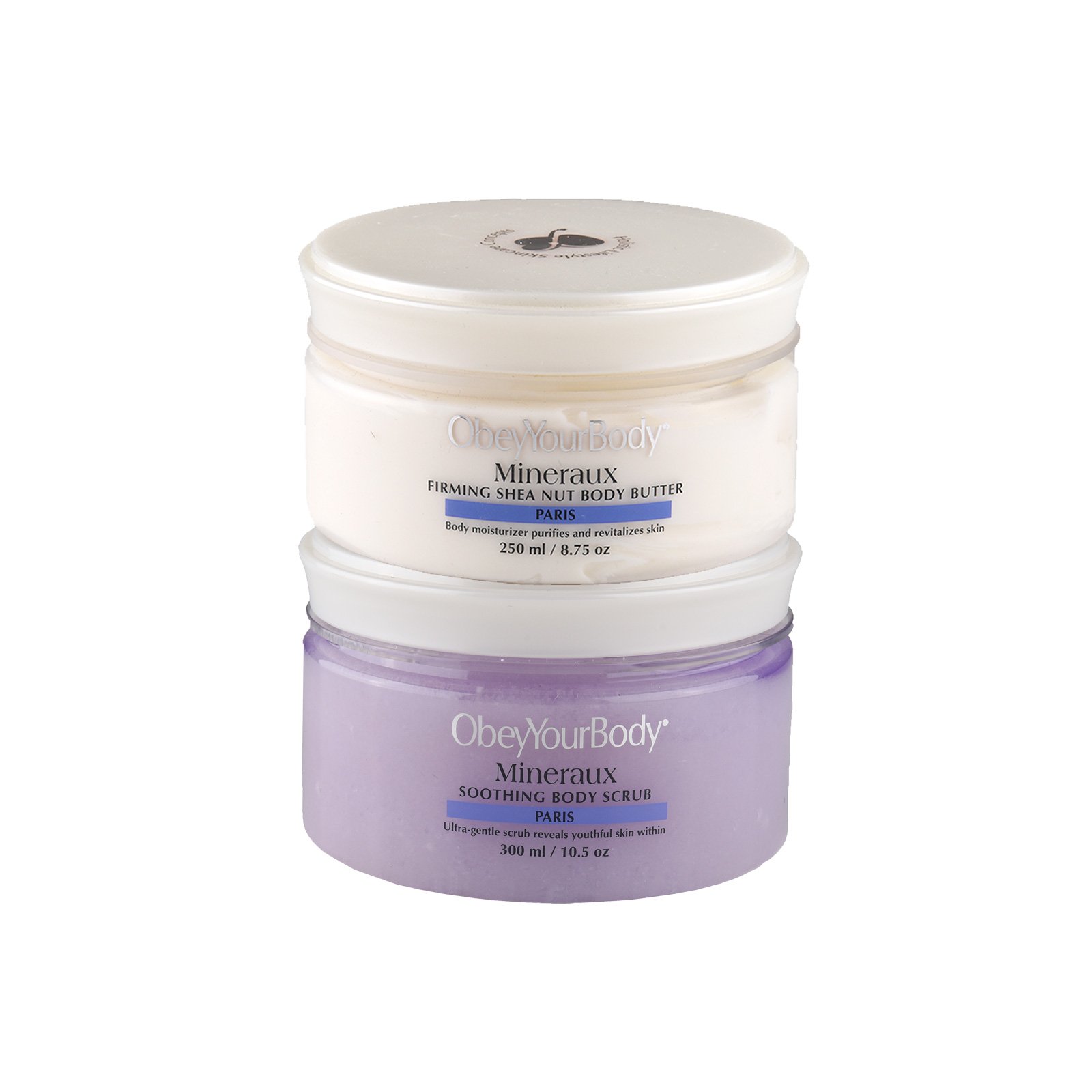 Obey Your Body Set 1 x Shea Body Butter und 1x Body Scrub Obeyyourbody Duft Paris