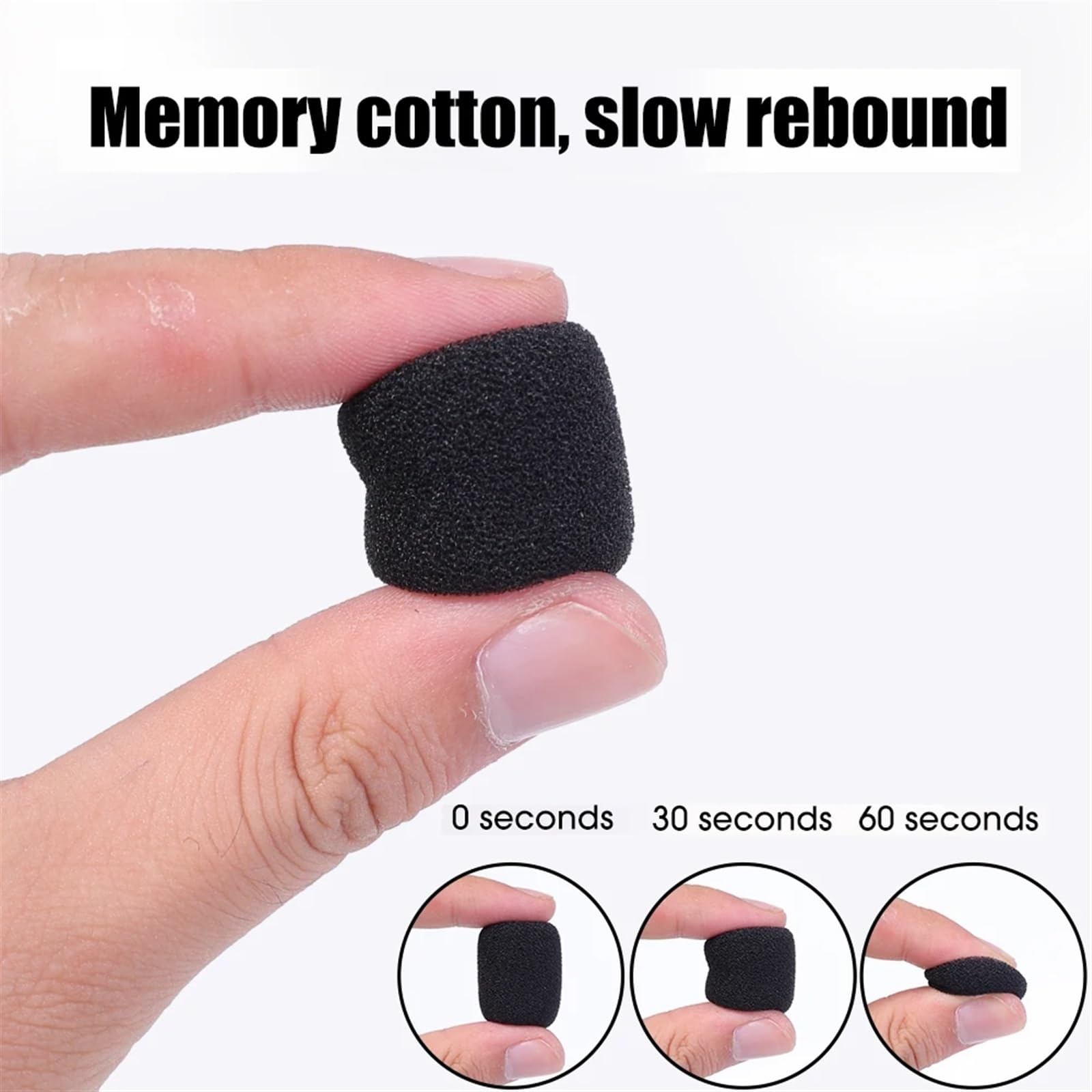 Mikrofon z pianką Czarna piankowa osłona mikrofonu nagłownego 30/40/50 szt(30pcs)