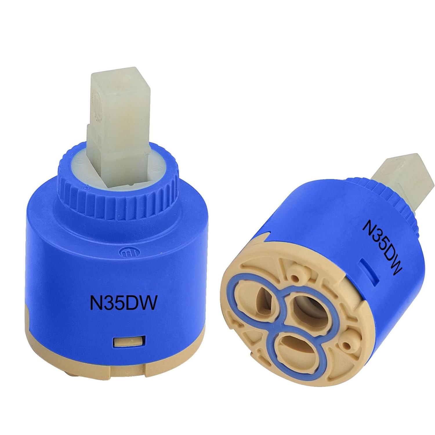 35mm Tap Cartridge Certification Ceramic Faucet Cartridge Mix Tap Inner Cartridge Replacement for Single Lever Tap Monobloc Bathroom or Kitchen Mixer Taps