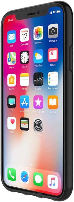 Kendall and Kylie Protective Printed Case for Apple iPhone X - Cherries Matte Black/Pink Foil