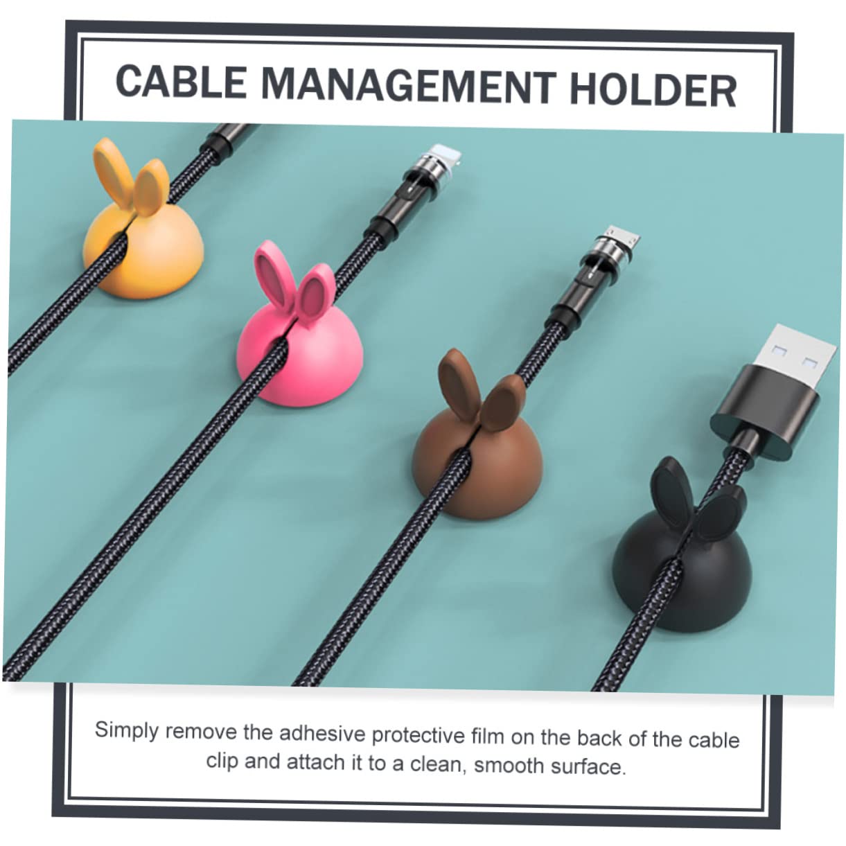 90stücke Kabelmanagement Clips Selbstklebende Kabelhalter Für Audio Und Ladekabel Und Flexibel Und Praktisch Für Schreibtisch Und Unterwegs