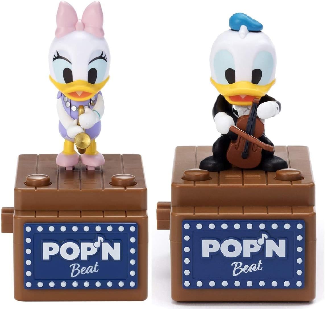 Amazon ディズニー Pop N Beat ポップンビート 6種 セット ミッキー ミニー ドナルド デイジー プー おもちゃ雑貨 おもちゃ