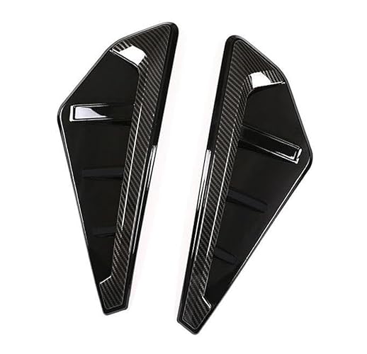 2 PCS Shark Gills Side Decoration Fender Vent Trim,Body Marker Fender Air wing Vent Trim Cover Compatible with BMW X5 X5M G05 2019 2020 2021 2022 2023 (Carbon Fiber)