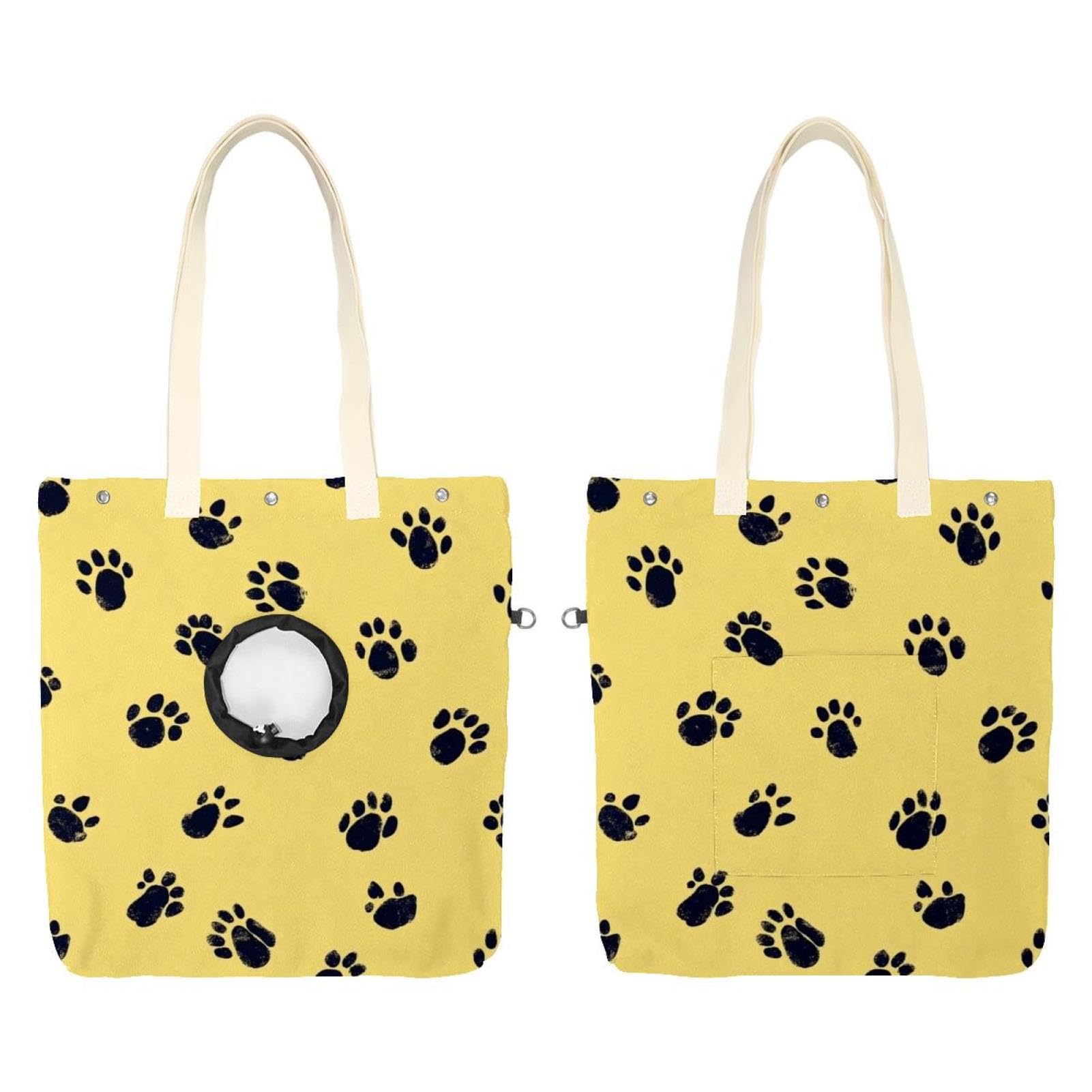 Bolsa de hombro de lona para perro ideal para paseos y viajes cómodos con tu mascota