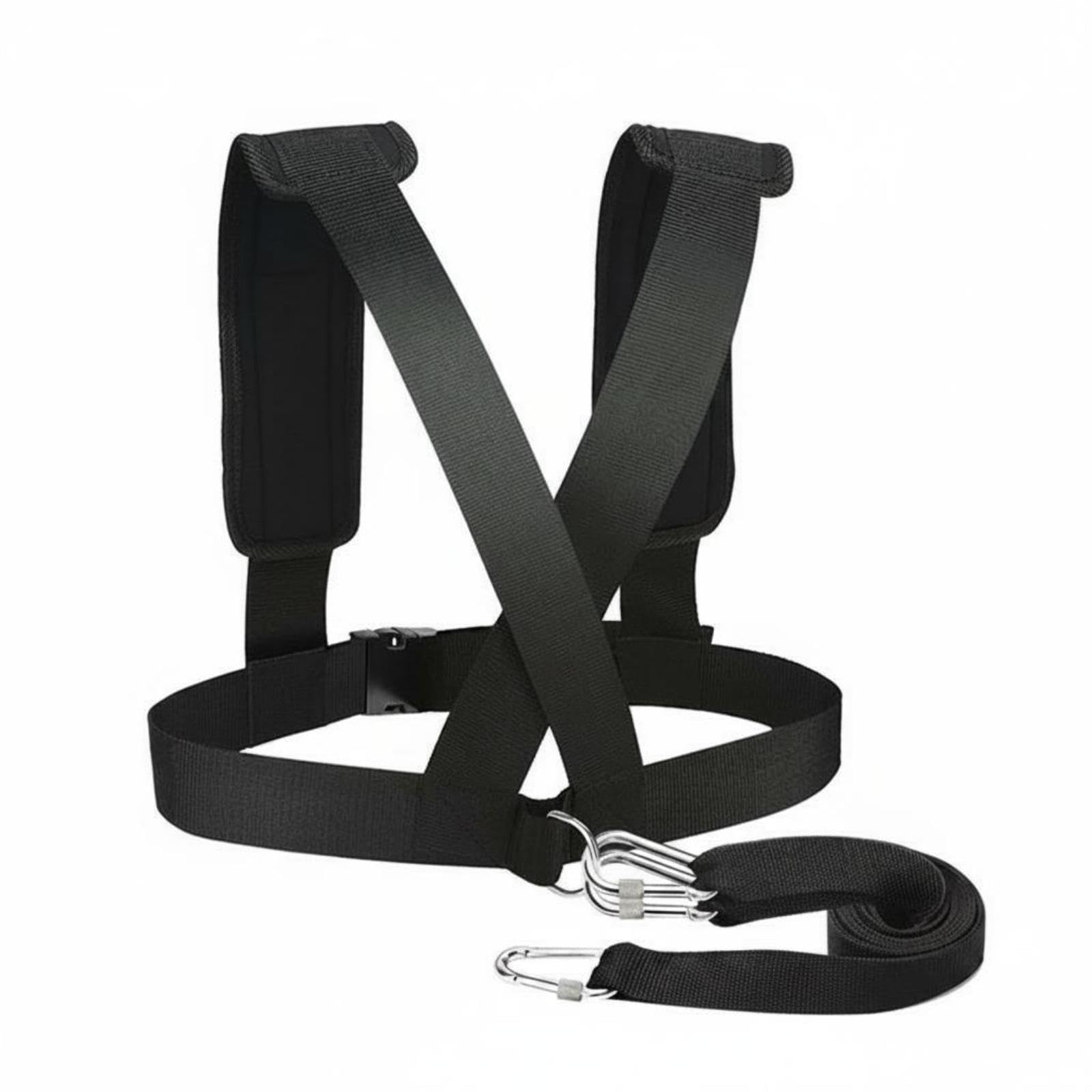 Running Resistance Belt Sled Pull Harness Heavy-Duty Weighted Training Harness for Runners, Athletes, Gym Upgraded Resistance-image-42