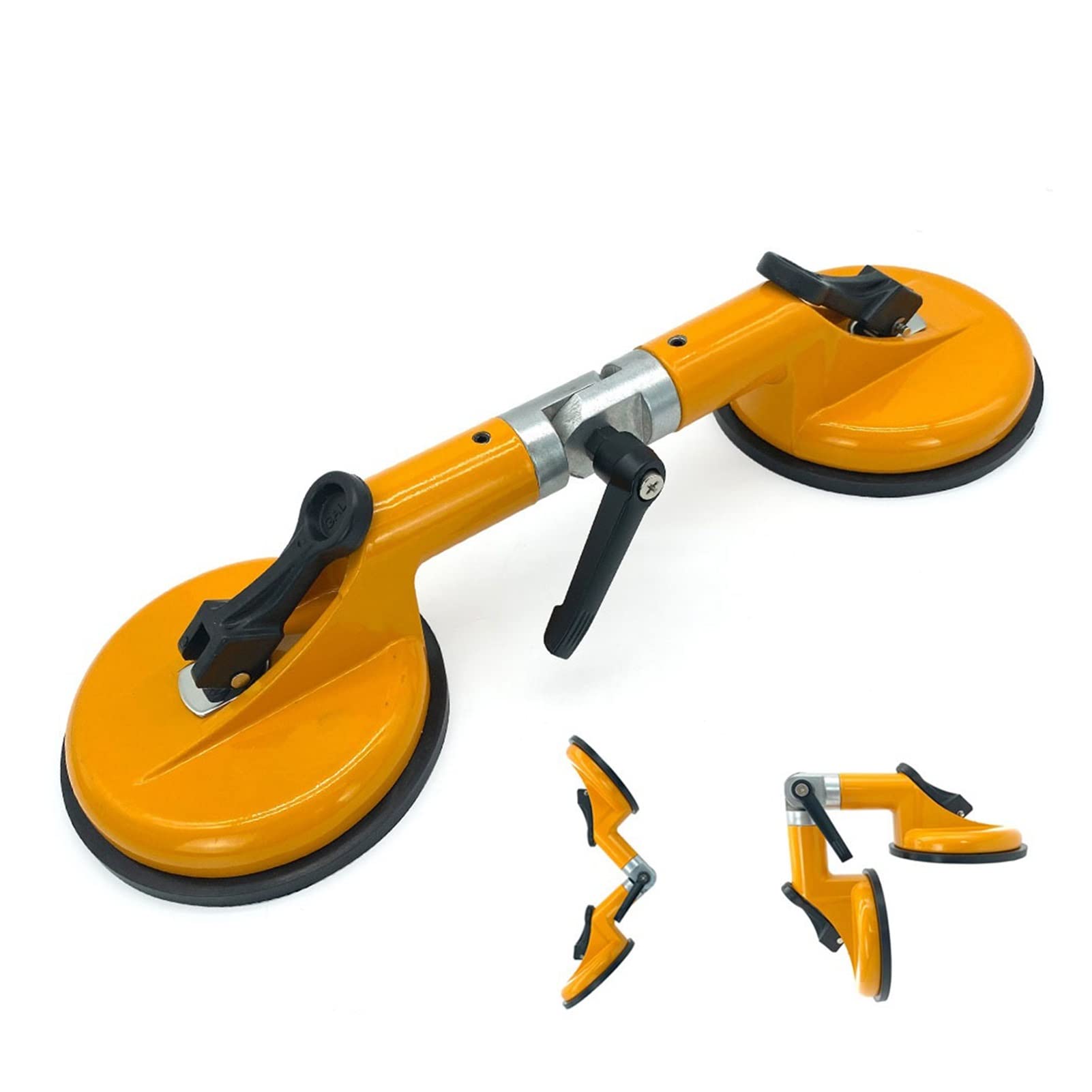 Seam Setter, Flexible Glass Splicing Fixer Suction Cup Adjustable Seam Jointing Tool for Marble Granite Tiles