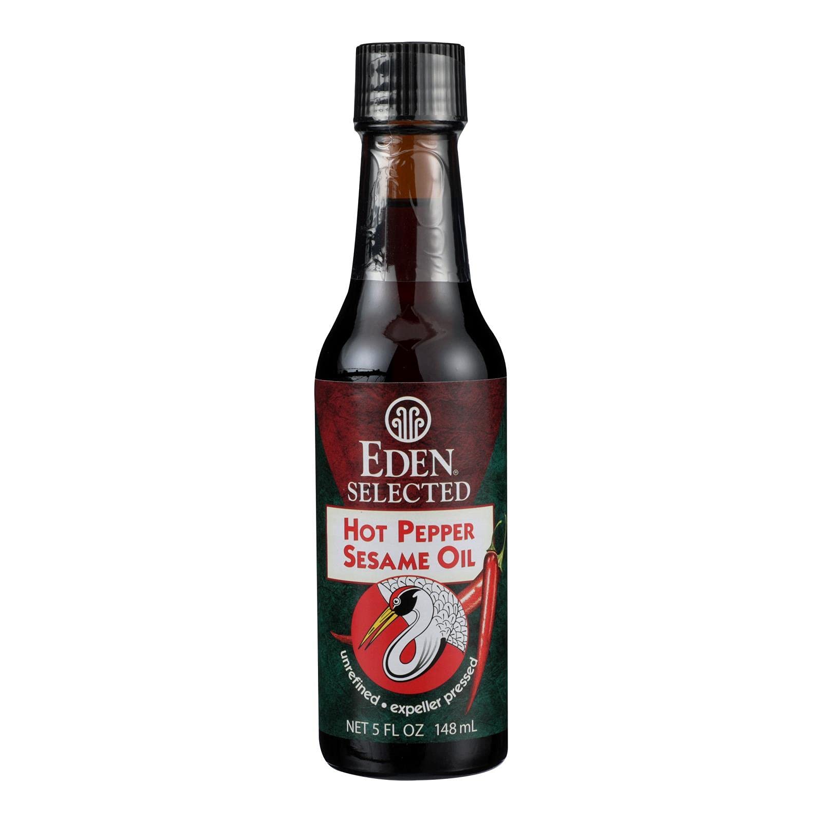 Eden Foods Hot Pepper Sesame Oil, 5 Ounce - 12 per case.12