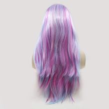 Multi-Color Long Curly Hair Wig Women's Handmade Lace European Wig Set Wig Hair Color
