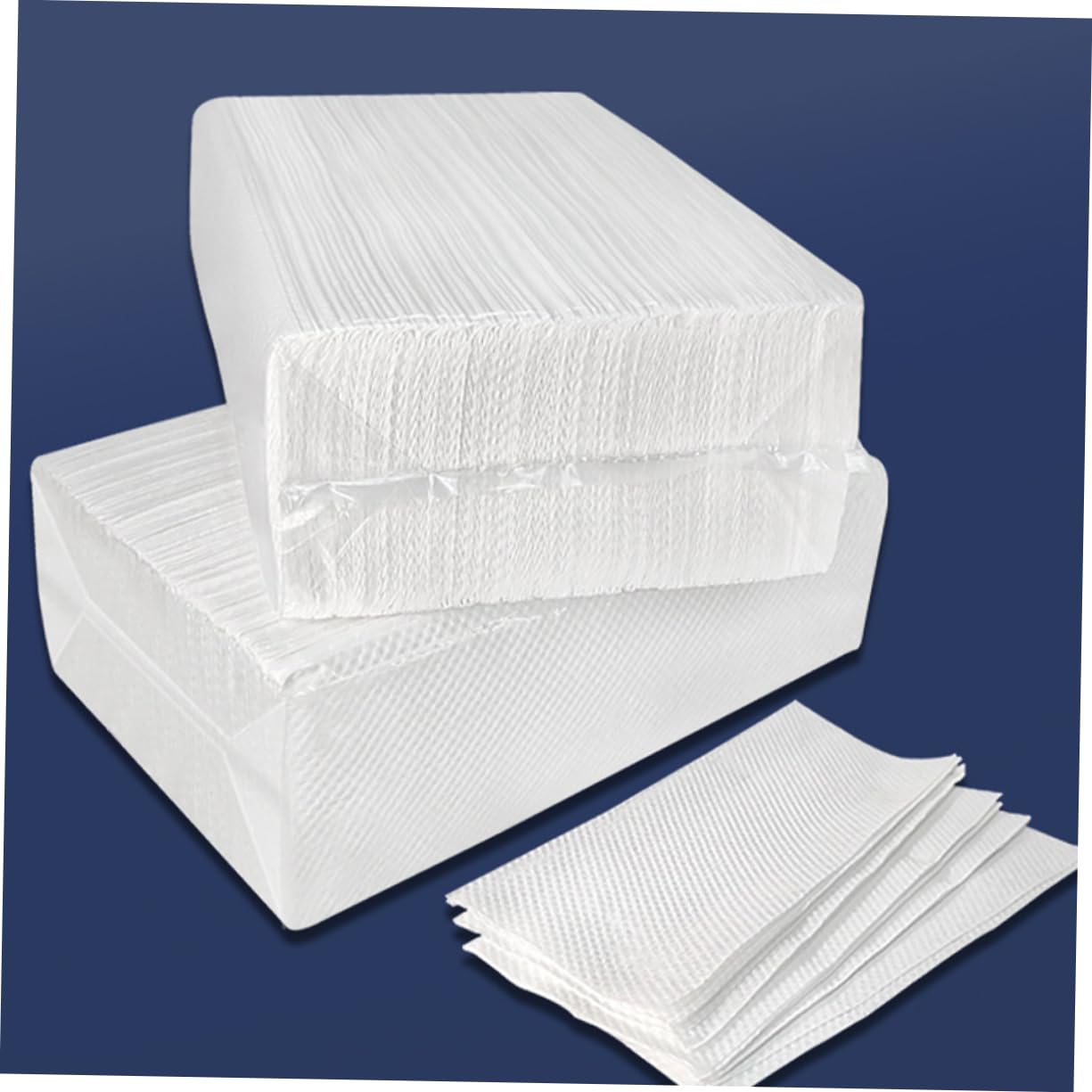 SHERCHPRY Carta Asciugamani da Cucina e Bagno Bianco Multiuso Spessa, 5 Borse di 120 Fogli, Delicata sulla Pelle, per Ristoranti e Hotel