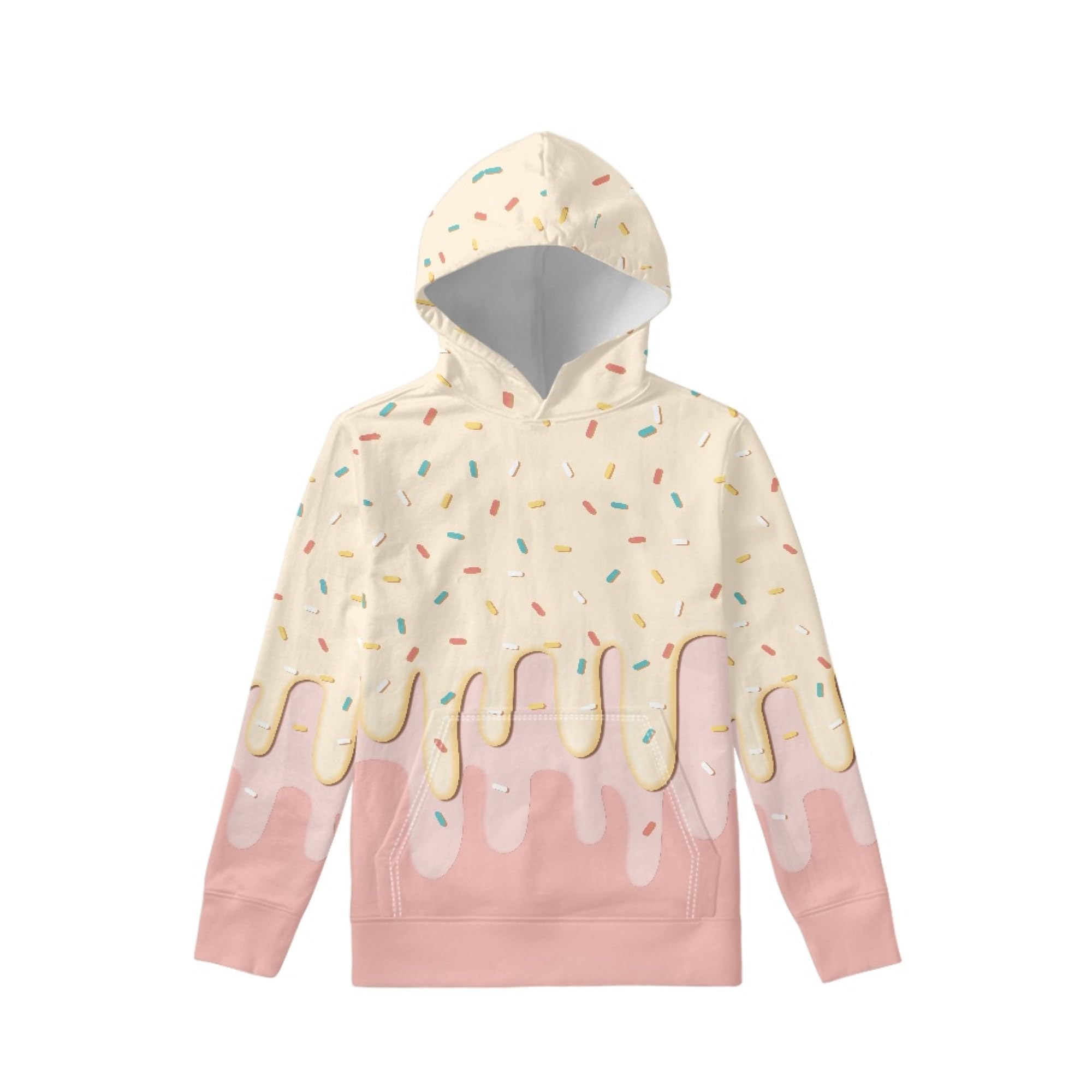 Coloranimal Unisex Girls and Boys Long Sleeve Hoodies Hoody Athletic Pullover Sweatshirts Tops Age 6-16year
