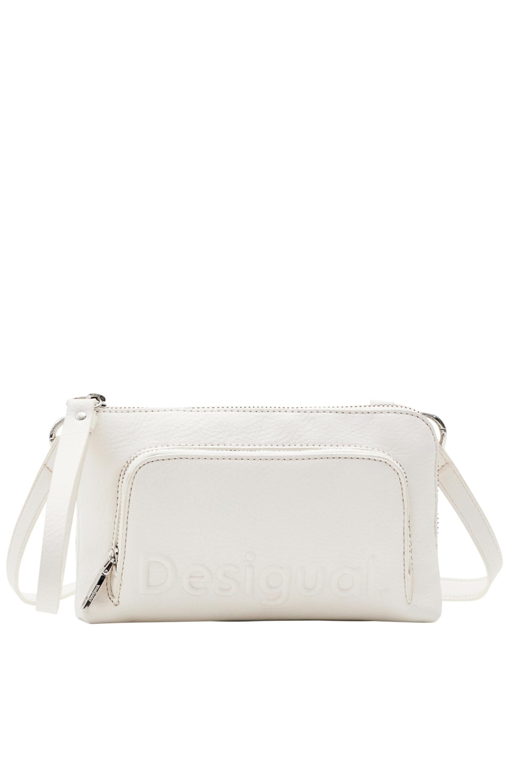 Desigual Portafoglio pieghevole da donna Mone_Half Logo 24 L, bianco, 20