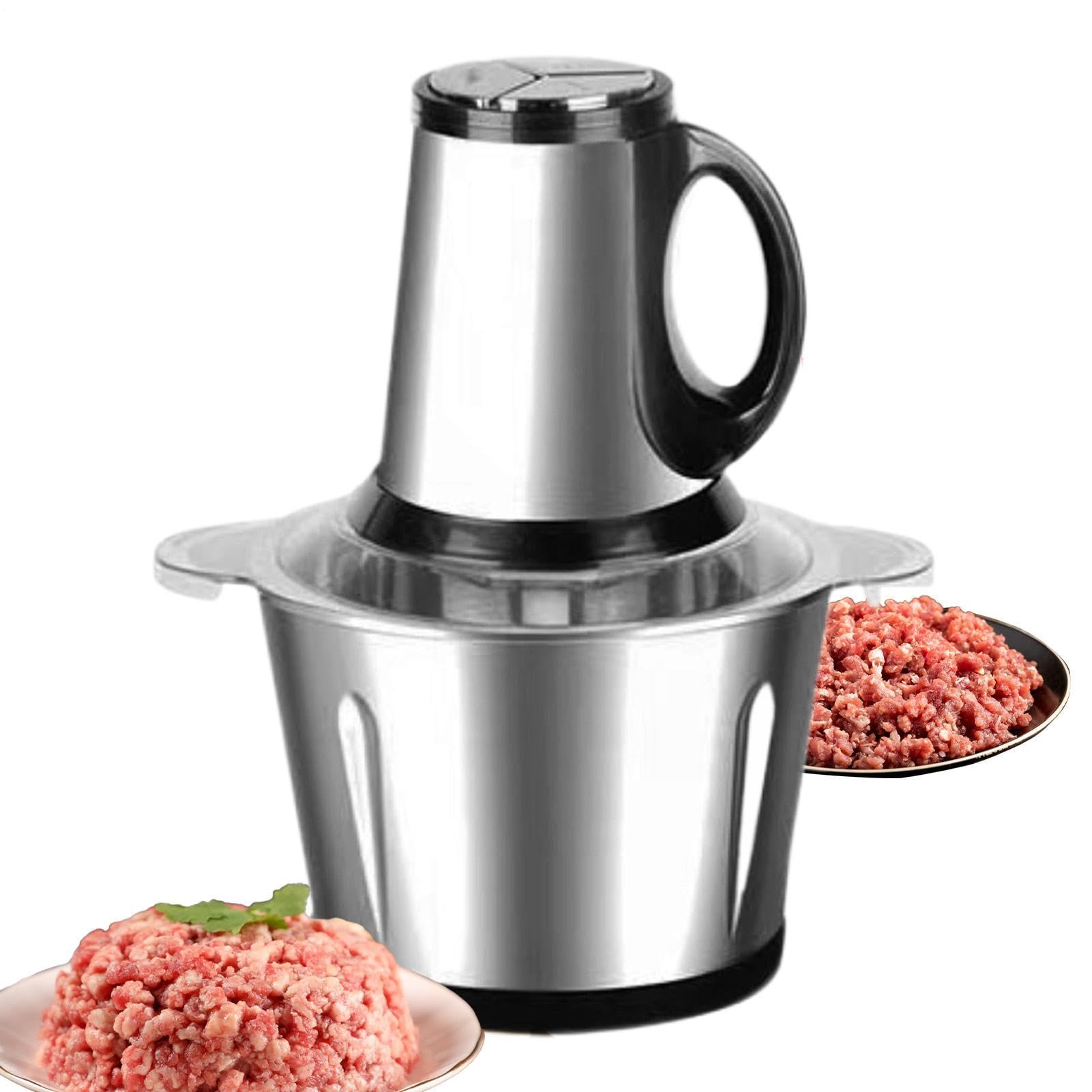 Picadora Eléctrica para Verduras Acero Inoxidable Portátil Ajo, , Frutas